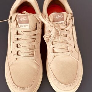 RYKA Ultra Flex Sand-beige High-Top Sneakers. NIB. Size 36.5EU or 6.5US.